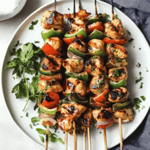 Fire up your grill for these Balsamic Grilled Chicken Kabobs! Juicy chicken marinated in a rich balsamic glaze, paired with colorful veggies for a delightful summer meal. Perfect for family dinners or outdoor gatherings, these kabobs are easy to make and packed with flavor. Save this recipe for your next cookout and impress your guests!