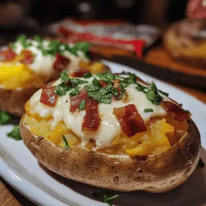 Get ready for the ultimate steakhouse experience at home with these Best Steakhouse Baked Potatoes! Fluffy on the inside and crispy on the outside, these potatoes are topped with creamy butter, sour cream, and chives for a mouthwatering flavor. Perfect as a side dish for your next dinner party or family meal—save this recipe to make the best baked potatoes tonight!