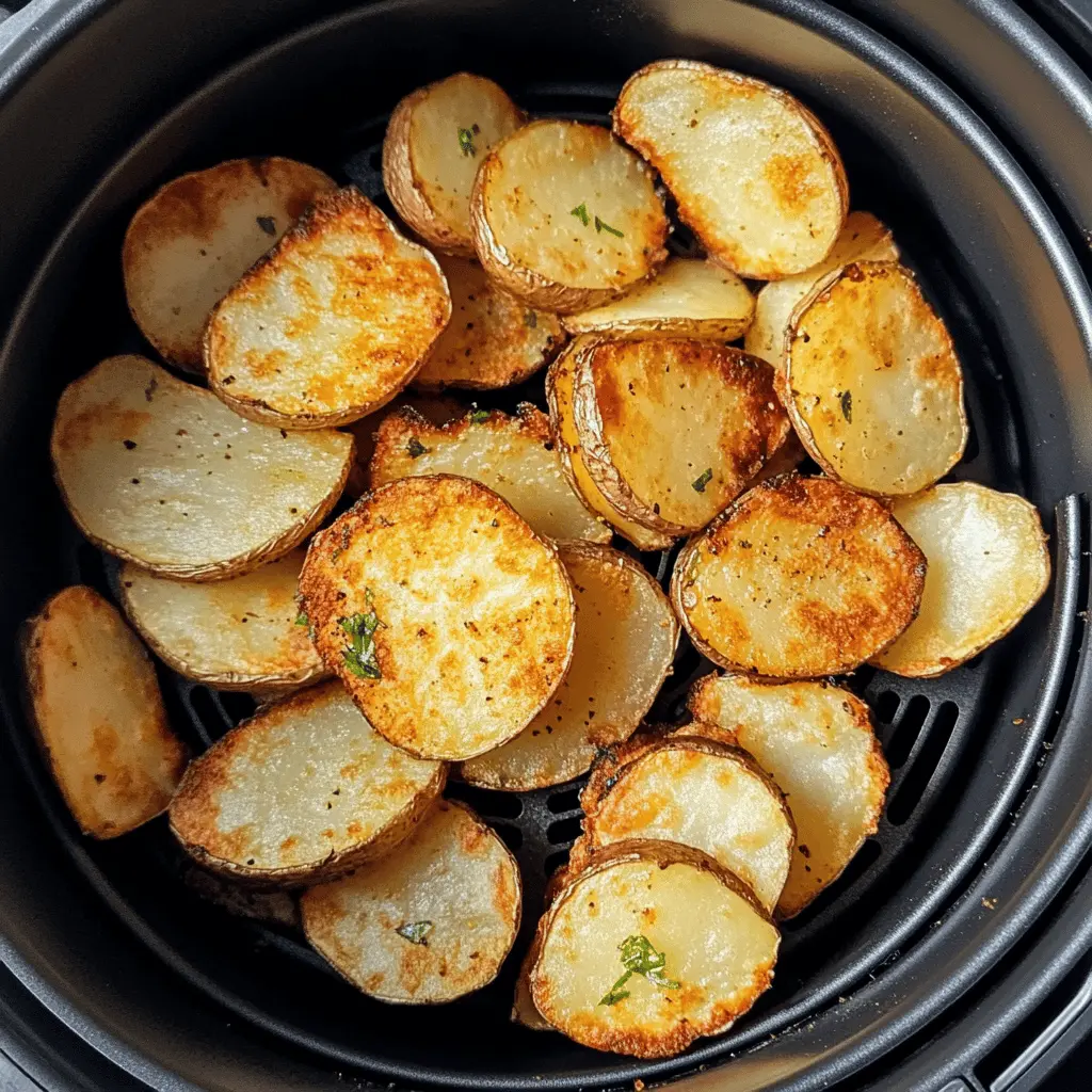 Craving a crunchy treat? These crispy sliced potatoes in the air fryer are the answer! With their golden brown edges and tender center, they're the perfect side dish or snack. Easy to make with just a few simple ingredients, you'll love enjoying these potatoes any day of the week. Save this recipe for your next family dinner or gathering!