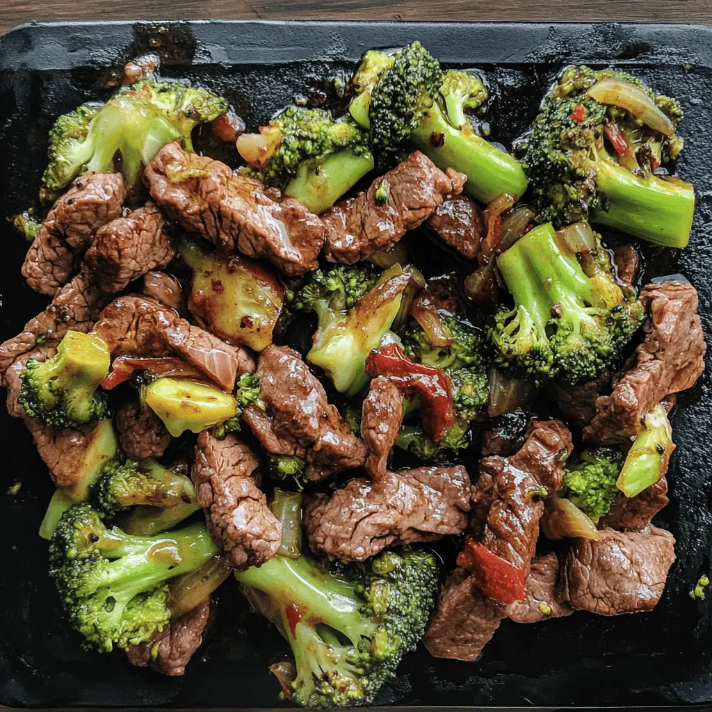 Make dinner a breeze with this Easy Beef and Broccoli recipe made on the Blackstone griddle! Featuring tender beef strips, fresh broccoli, and a savory sauce, this dish is perfect for a quick weeknight meal. It's packed with flavor and comes together in no time. Save this recipe for your next family dinner or BBQ gathering!