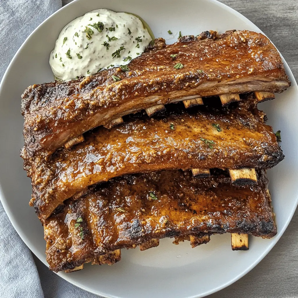 Juicy and tender, these Easy Greek Ribs are sure to be a hit at your next cookout! This flavorful recipe combines classic Greek ingredients like garlic, oregano, and lemon for a mouthwatering dish that’s baked to perfection and then grilled for a smoky finish. Perfect for summer gatherings or family dinners! Save this pin to try this delicious rib recipe later!