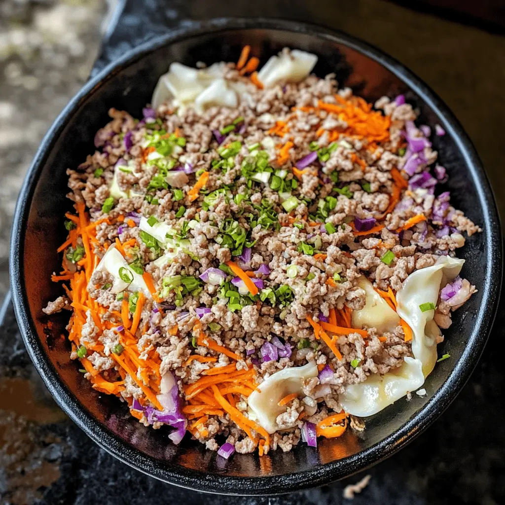 Looking for a quick and tasty dinner? Try this Eggroll in a Bowl on the Blackstone Griddle! Packed with wholesome veggies, tender meat, and scrumptious Asian flavors, this dish is not only easy to whip up but also light and healthy. Perfect for meal prep or a cozy dinner night. Save this recipe for your next family meal!