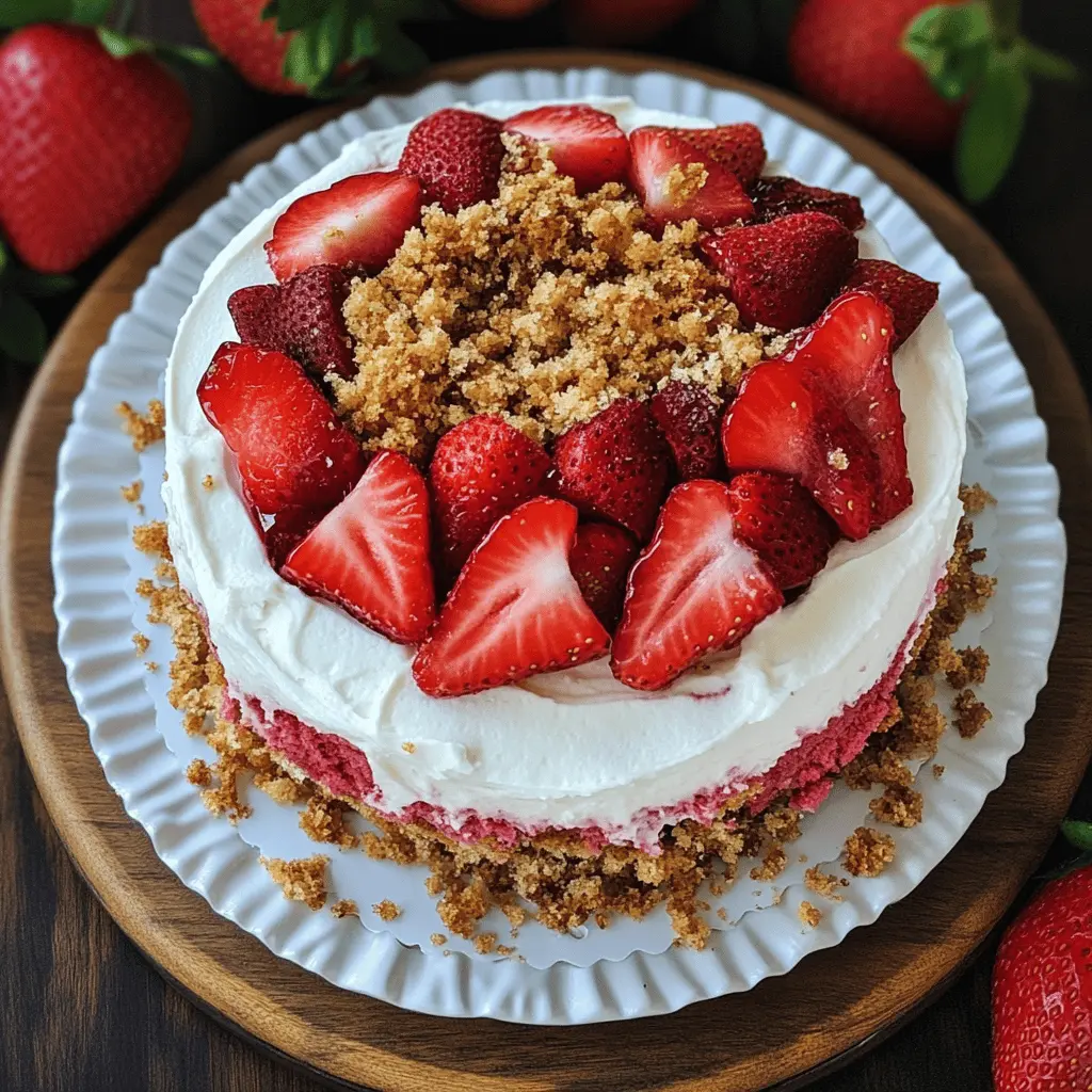 Bite into this Fresh Strawberry Yum Yum, where sweet strawberries meet creamy goodness! Perfectly layered, this delightful treat is a crowd favorite for parties, picnics, or a sweet afternoon snack. With its easy preparation and irresistible flavors, you'll want to save this recipe for your next gathering! Perfect for sharing or enjoying all by yourself!