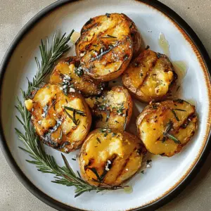 These Grilled Garlic Rosemary Smashed Potatoes are the perfect side dish for your next barbecue! With their crispy edges and tender centers, they boast a delightful blend of garlic and fresh rosemary. Ideal for summer cookouts or family gatherings, save this recipe to impress your guests with a flavorful twist on classic potatoes!