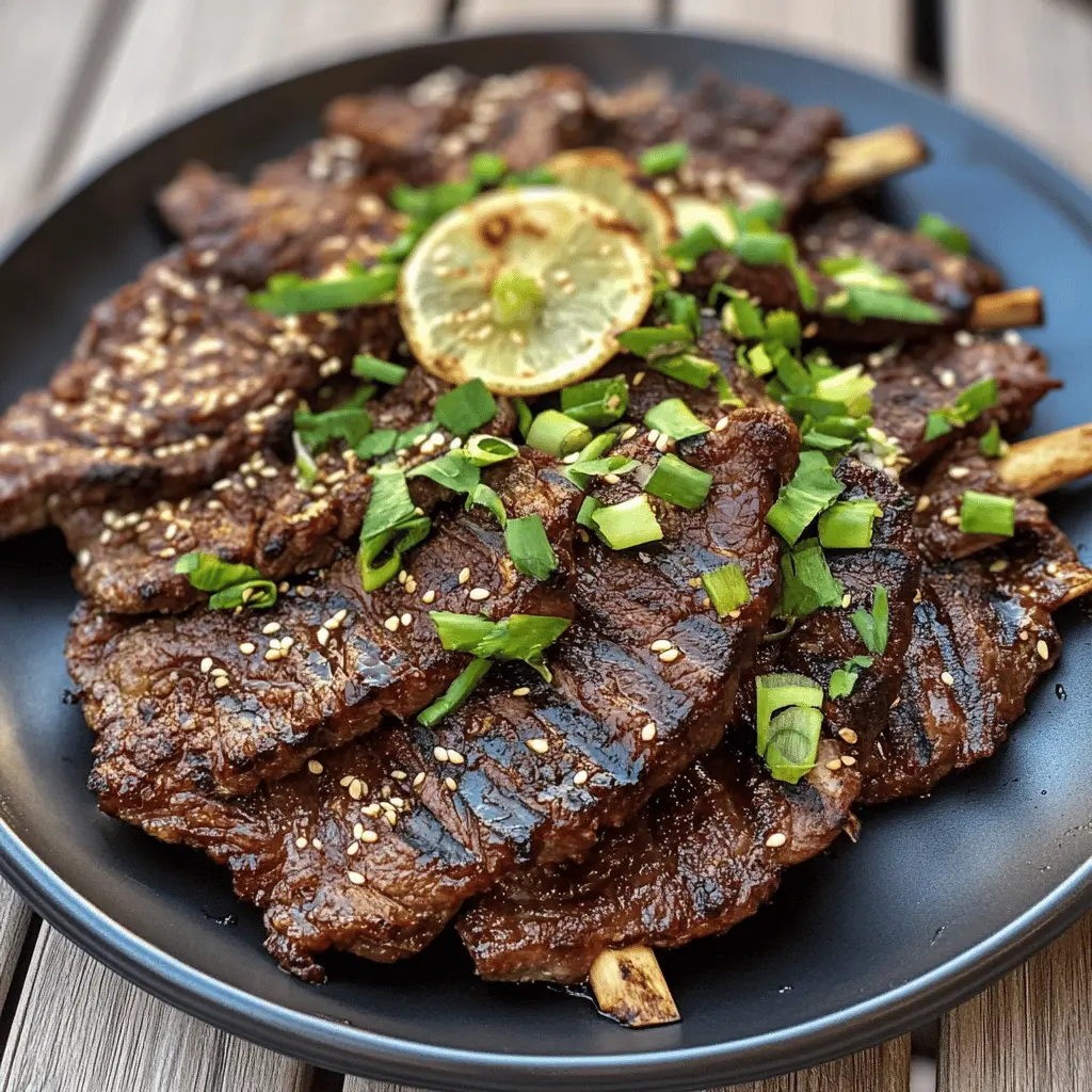 These Grilled Korean Short Ribs are a must-try for any BBQ lover! With their tender, marinated meat infused with sweet and savory flavors, they’re perfect for summer cookouts or family dinners. Easy to make and sure to impress, don’t forget to save this recipe for your next gathering! Enjoy delicious, melt-in-your-mouth ribs that everyone will love.