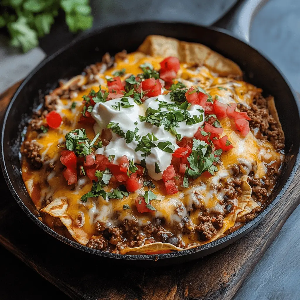 Easy Ground Beef Burrito Skillet Recipe