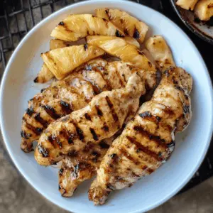 Looking for a delicious summertime meal? This Honey Pineapple Grilled Chicken recipe features juicy chicken coated in a sweet and tangy honey-pineapple glaze. Perfect for BBQs or a quick weeknight dinner, it’s a hit at any gathering! Save this recipe for your next outdoor feast!