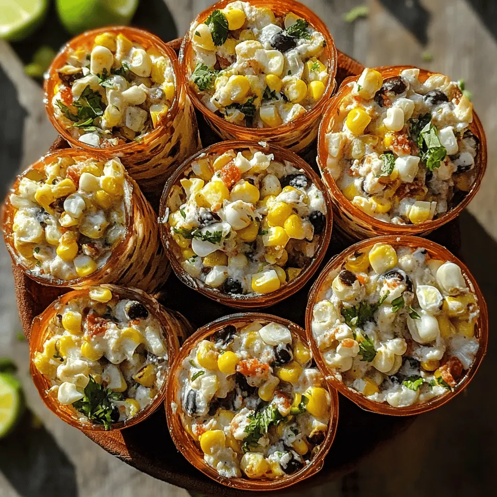 Treat yourself to a delightful taste of summer with these Mexican Corn Cups (esquites)! Bursting with sweet corn, creamy mayo, zesty lime, and a sprinkle of chili powder, this refreshing snack is perfect for any gathering. Perfect for picnics, parties, or even a cozy night in. Save this recipe to enjoy a taste of Mexico whenever you please!