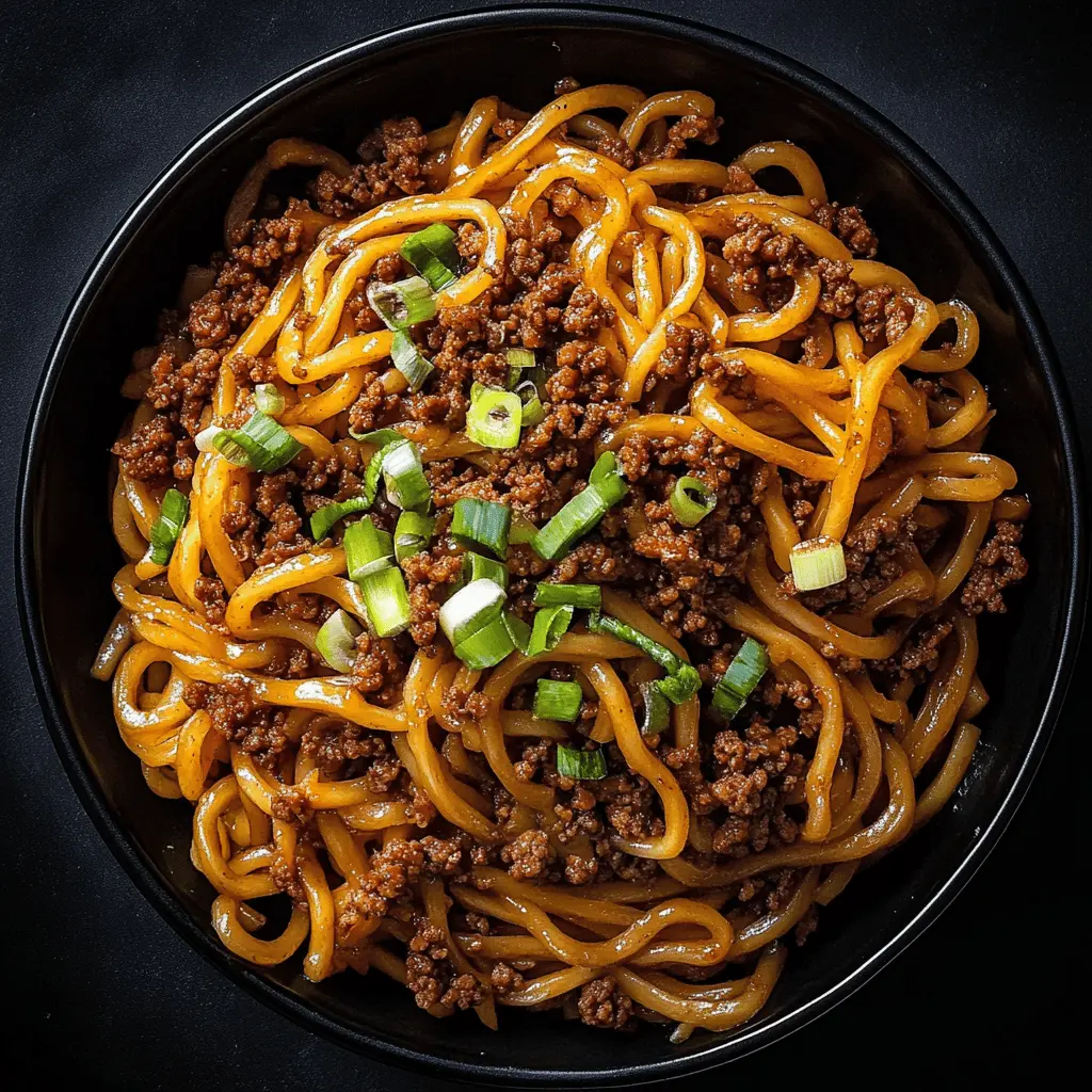 Looking for a quick dinner option? These Mongolian Ground Beef Noodles are packed with flavor and come together in just 30 minutes! With tender beef, fresh veggies, and a savory sauce, this dish is perfect for busy weeknights or cozy family meals. Save this recipe for your next dinner and enjoy a delicious taste of Mongolia!