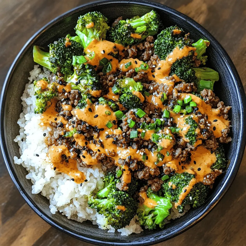 Enjoy a quick and tasty dinner with this Teriyaki Ground Beef and Broccoli recipe, drizzled with creamy Yum Yum Sauce. This dish is packed with flavor and can be made in just 30 minutes! Perfect for busy weeknights or a fun family meal. Save this pin for an easy go-to recipe that will satisfy everyone at the table!