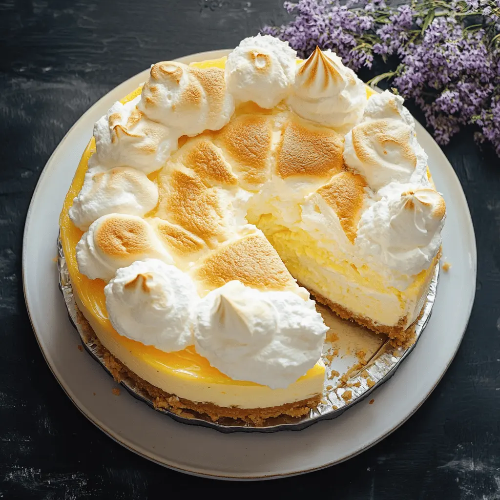 Looking for a delightful twist on a classic dessert? This Triple Lemon Meringue Cheesecake combines tangy lemon flavors with creamy cheesecake and a fluffy meringue topping. Perfect for special occasions or as a refreshing treat any time of the year! Save this recipe to impress your friends and family with a sweet, zesty masterpiece.