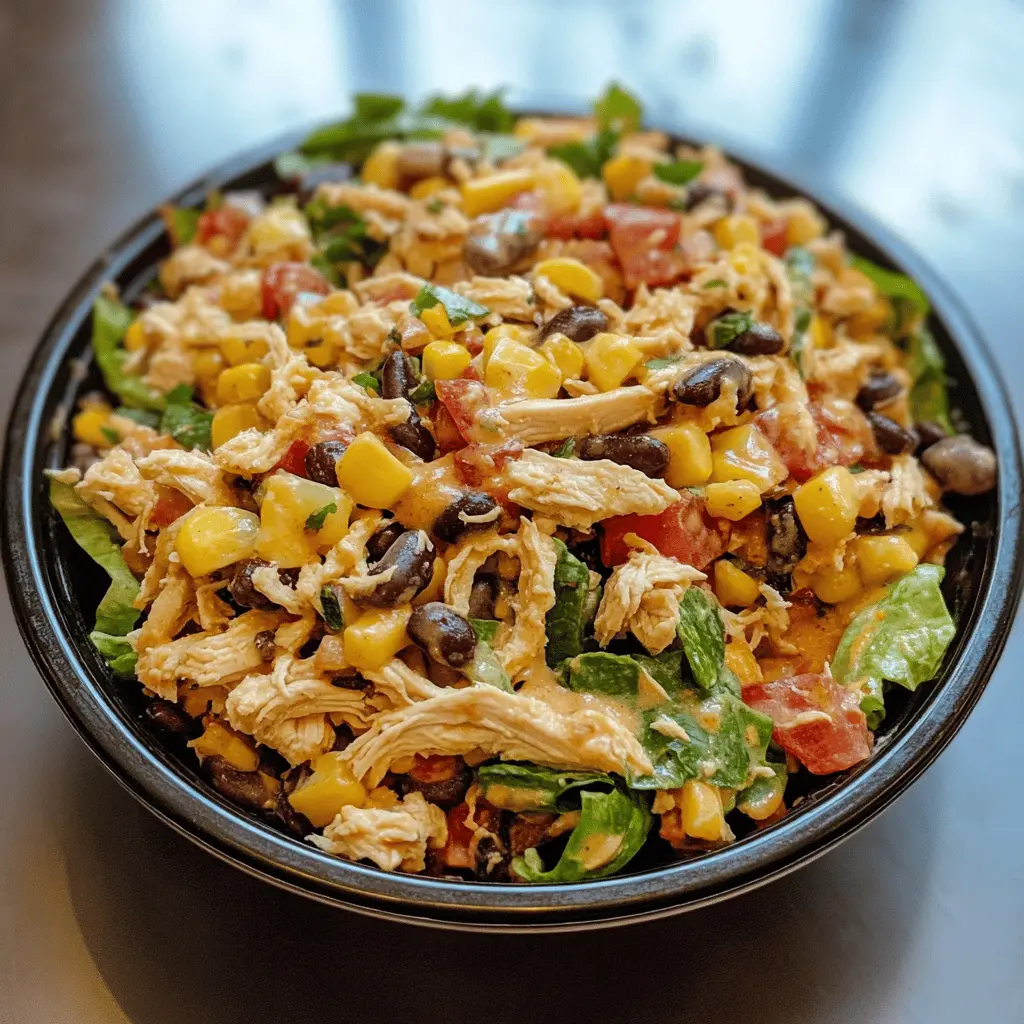 Easy Southwest Chicken Salad Recipe