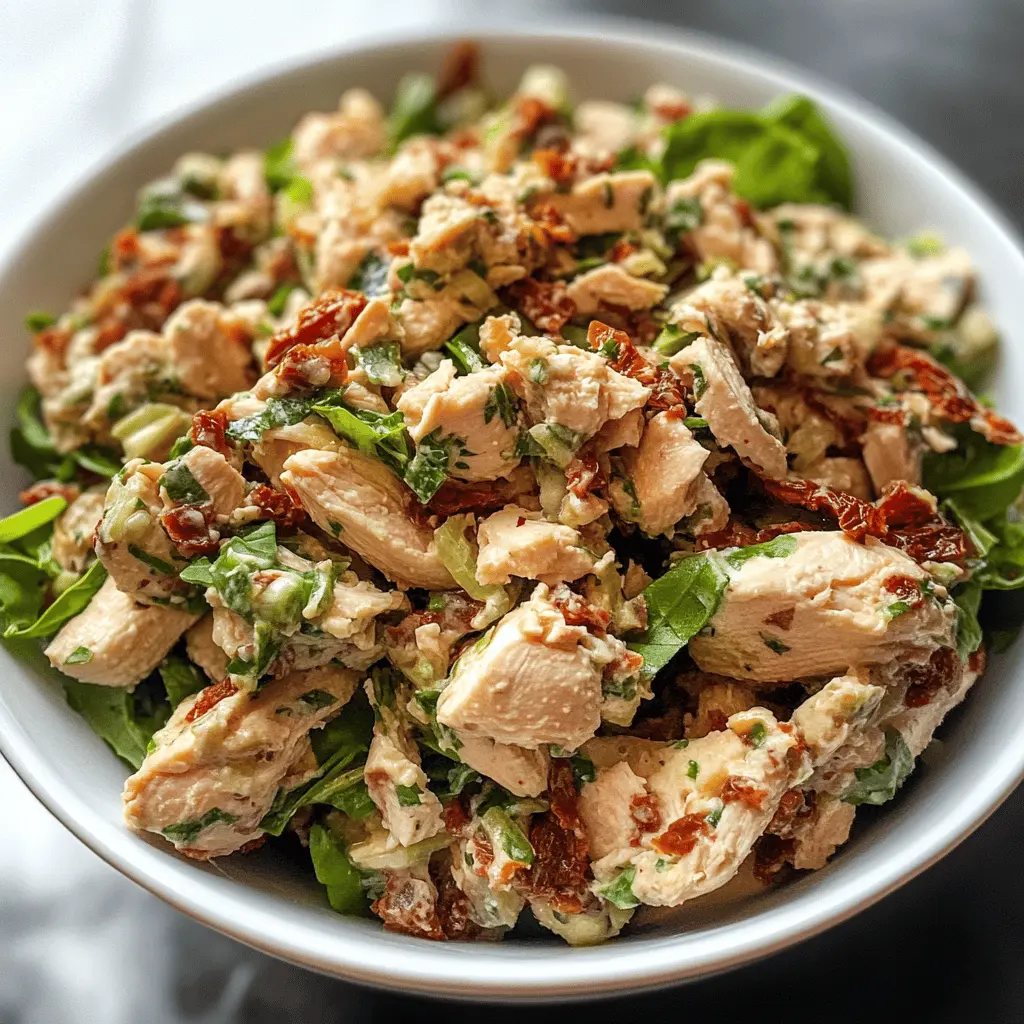 Easy Sun-Dried Tomato Chicken Salad Recipe