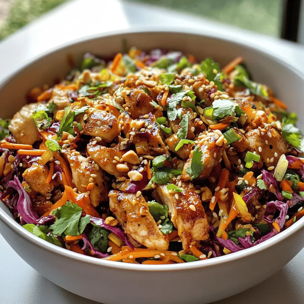 Easy Asian Chicken Crunch Salad Recipe