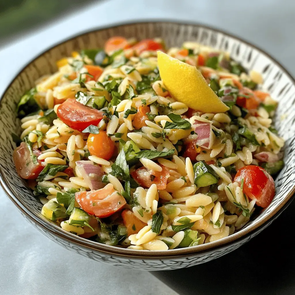 Easy Orzo Salad Recipe for Quick Meals