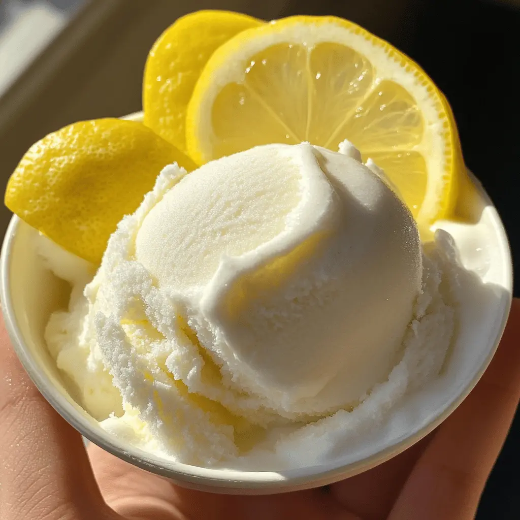 Easy Homemade Lemon Gelato Recipe
