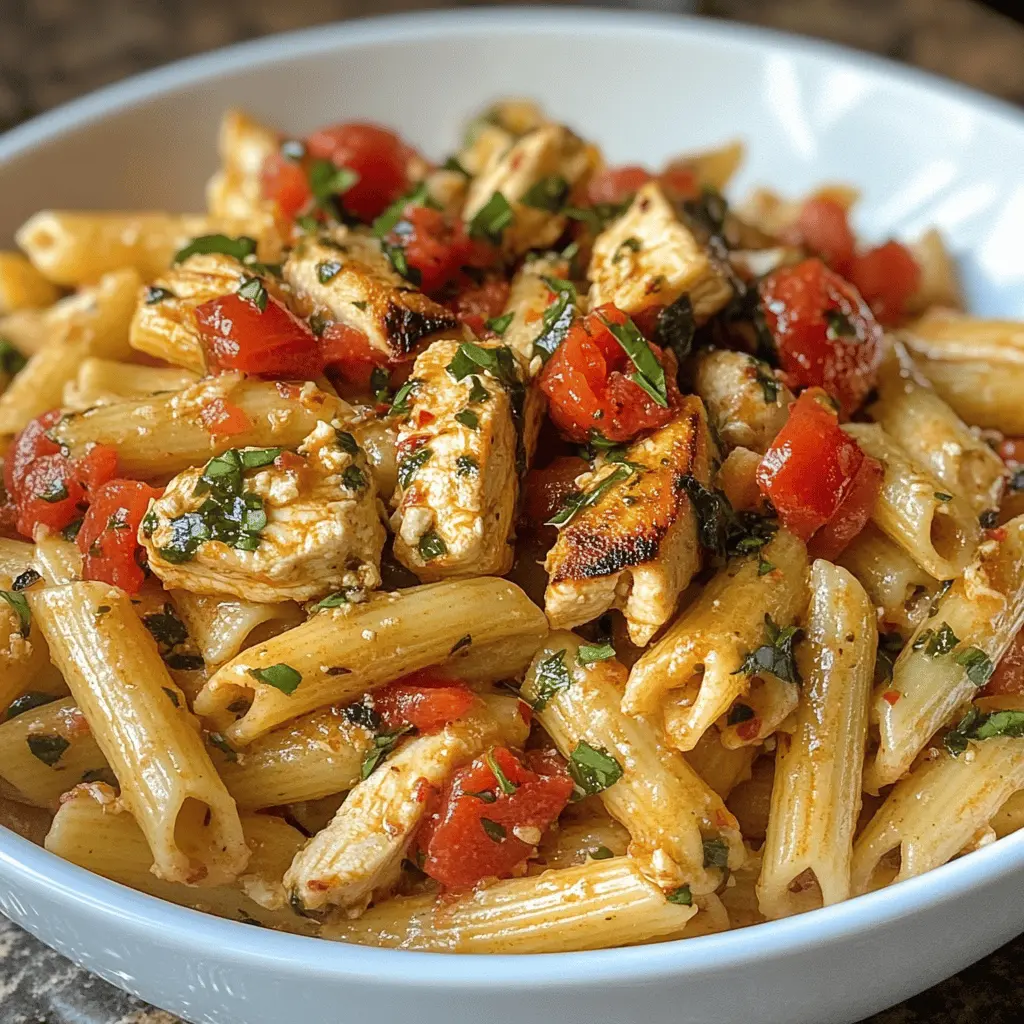 Easy Bruschetta Chicken Pasta Recipe