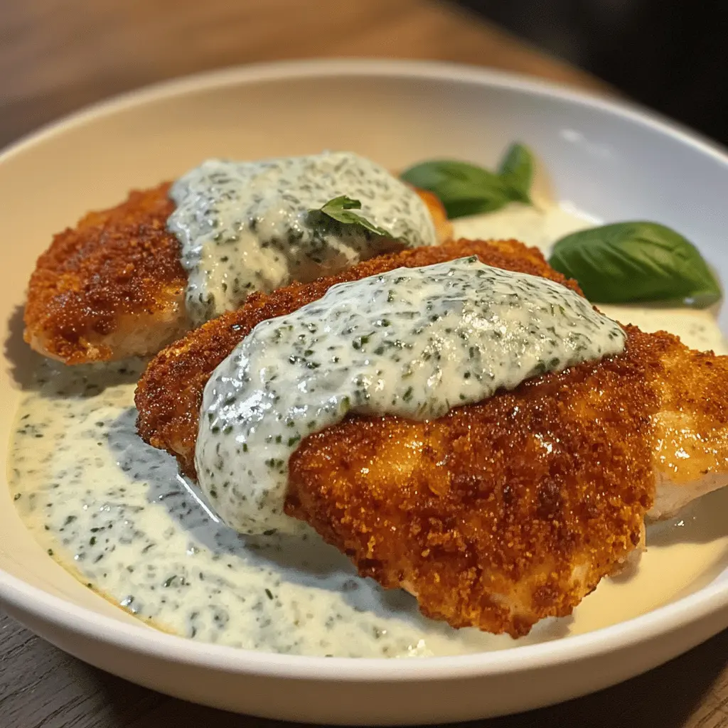 Easy Chicken in Creamy Basil Sauce