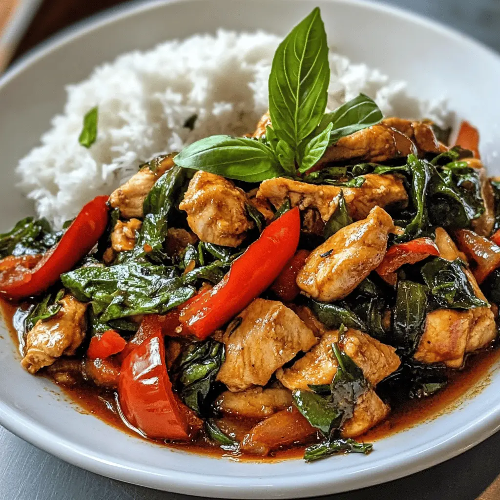 Easy Thai Basil Chicken Recipe