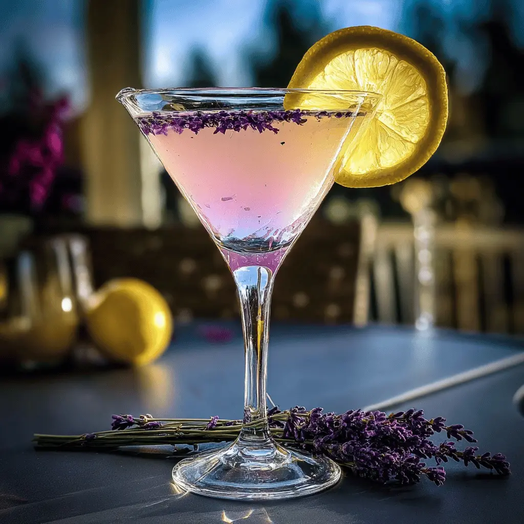 Easy Lavender Lemon Drop Martini Recipe