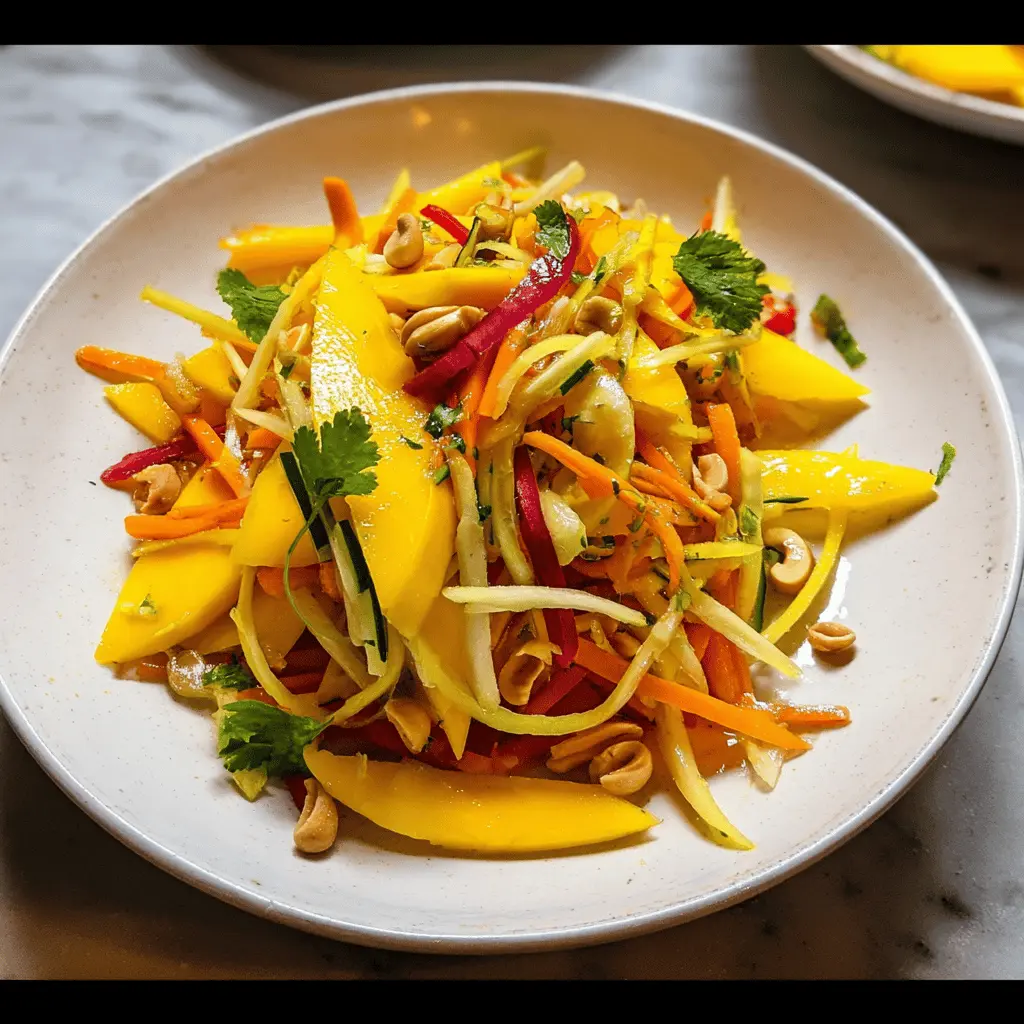 Easy Sweet and Spicy Thai Mango Salad Recipe