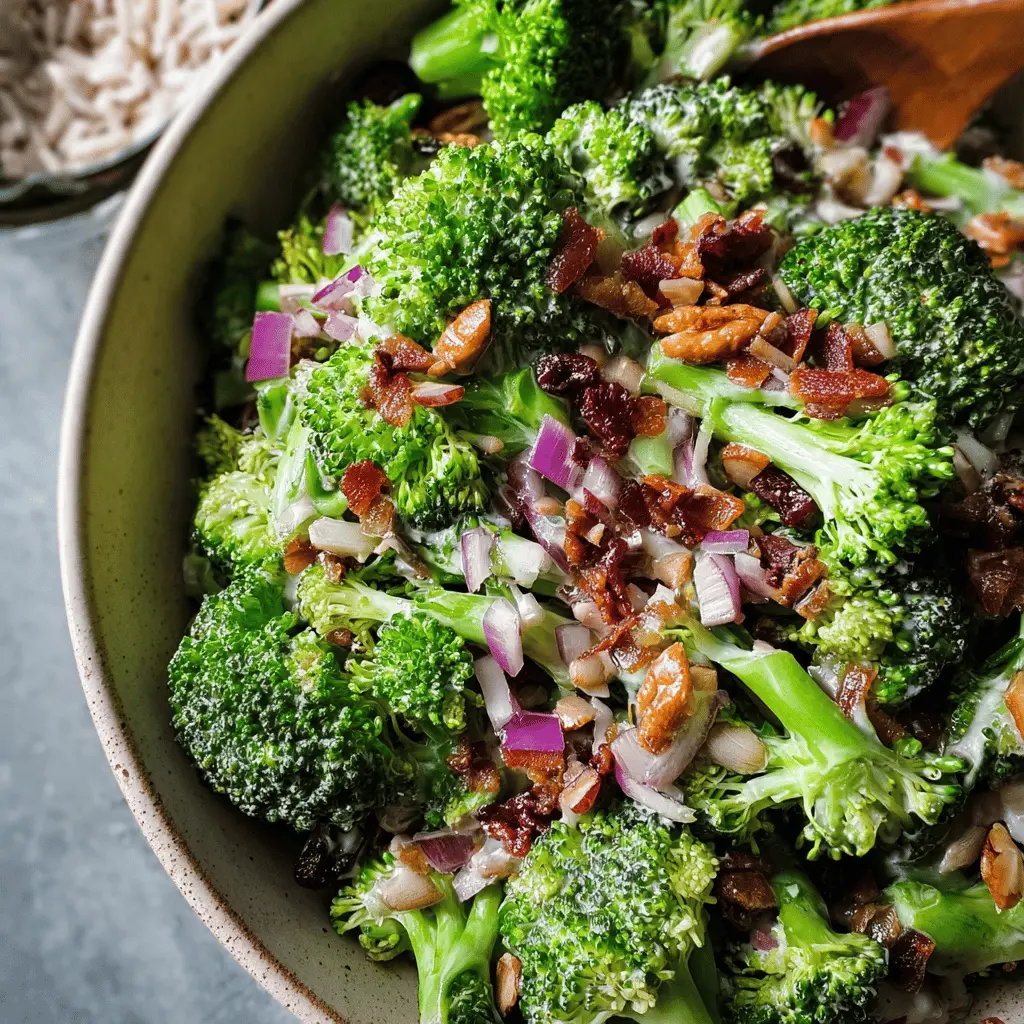 Easy Healthy Broccoli Salad Recipe