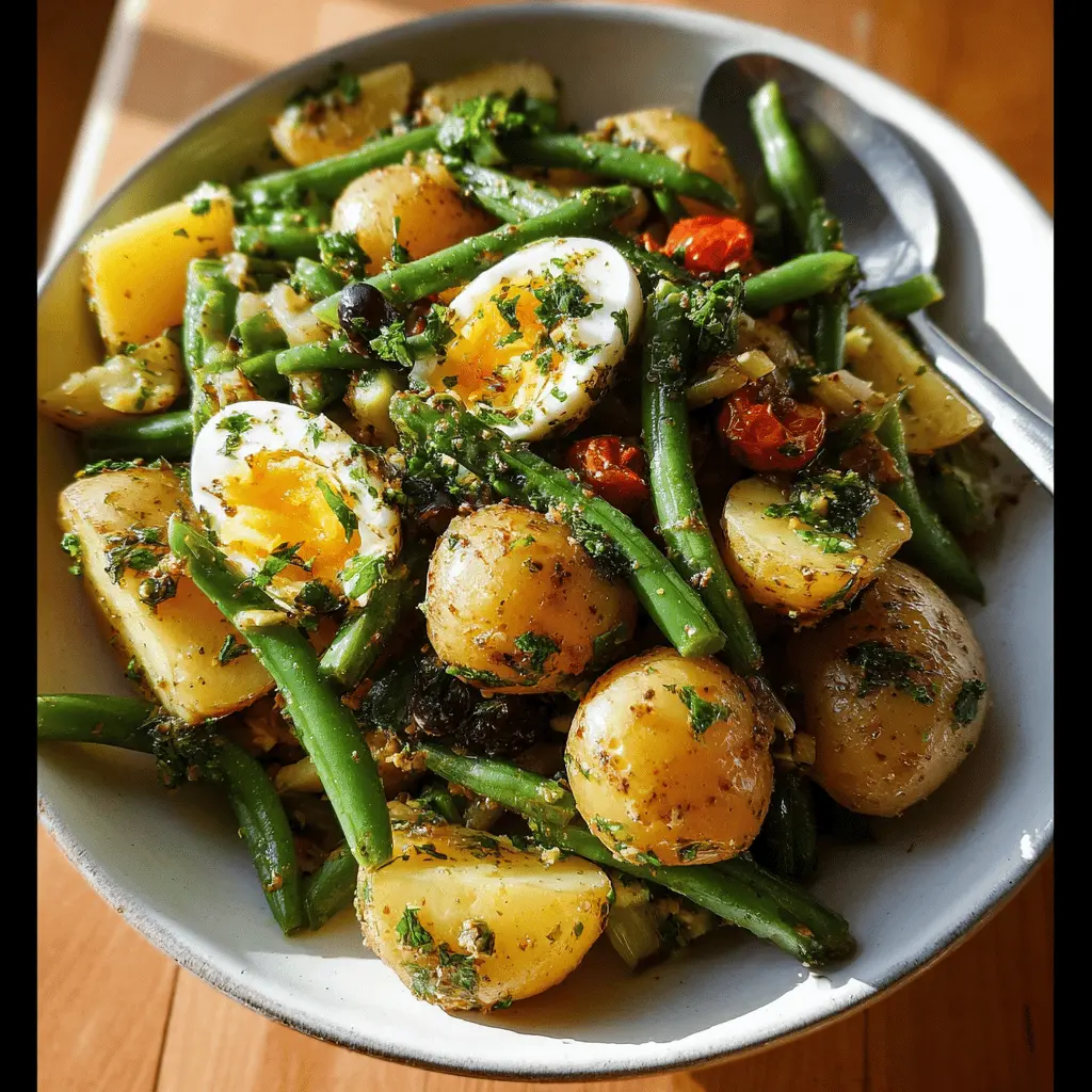 Easy French-Style Potato and Green Bean Salad