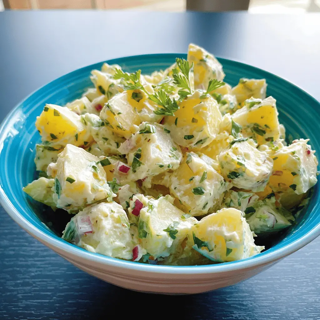 Classic American Potato Salad Recipe – Easy & Creamy