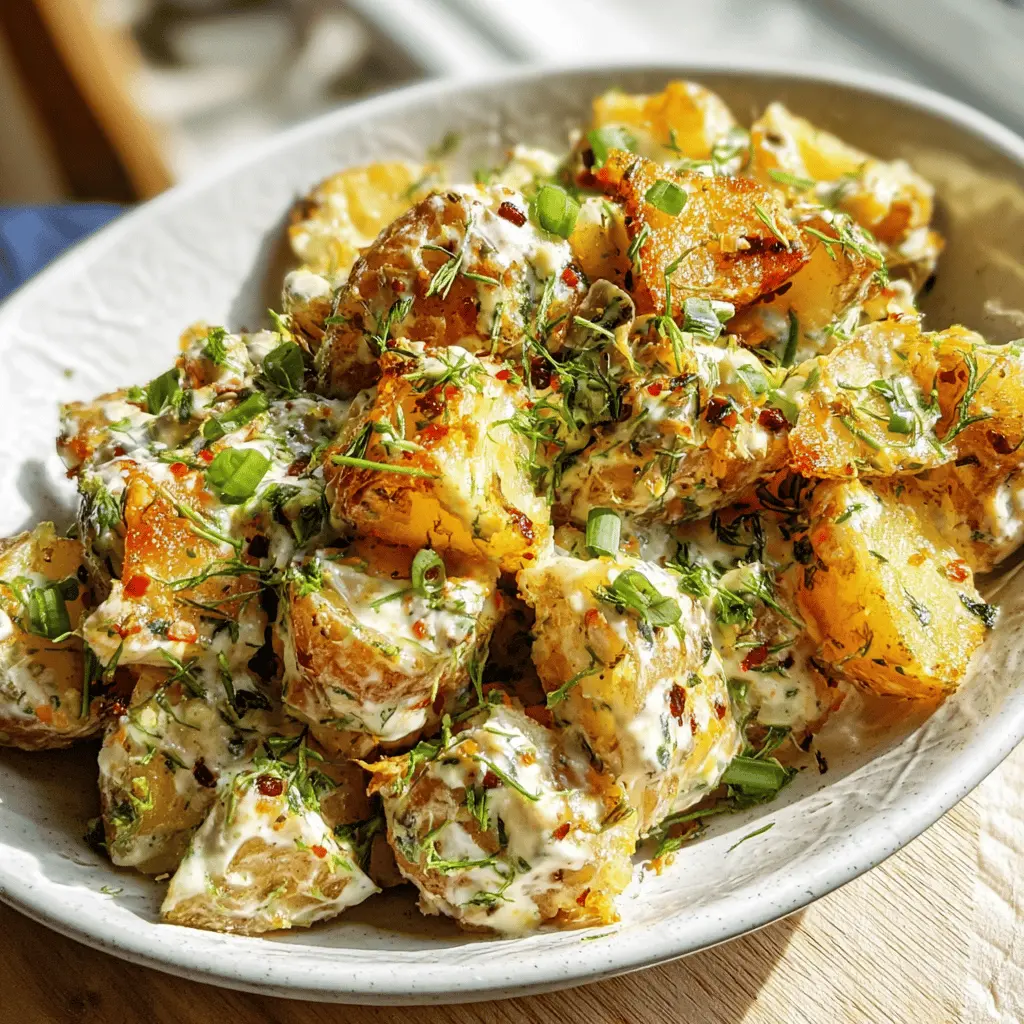 Easy Crispy Potato Salad with a Crunchy Twist