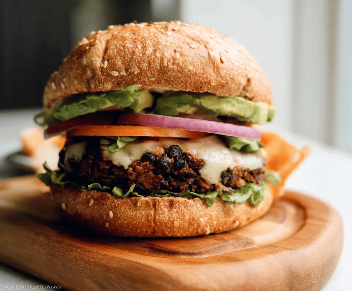 Healthy Black Bean Burger Recipe