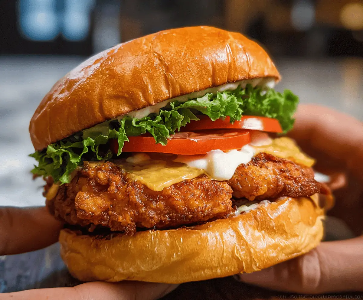 Easy Crispy Chicken Sandwich Recipe