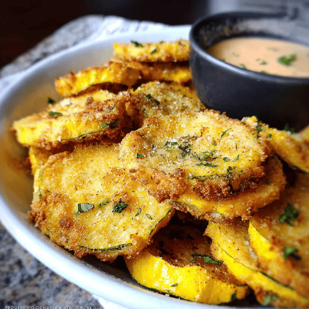 Crispy Air Fryer Yellow Squash Recipe