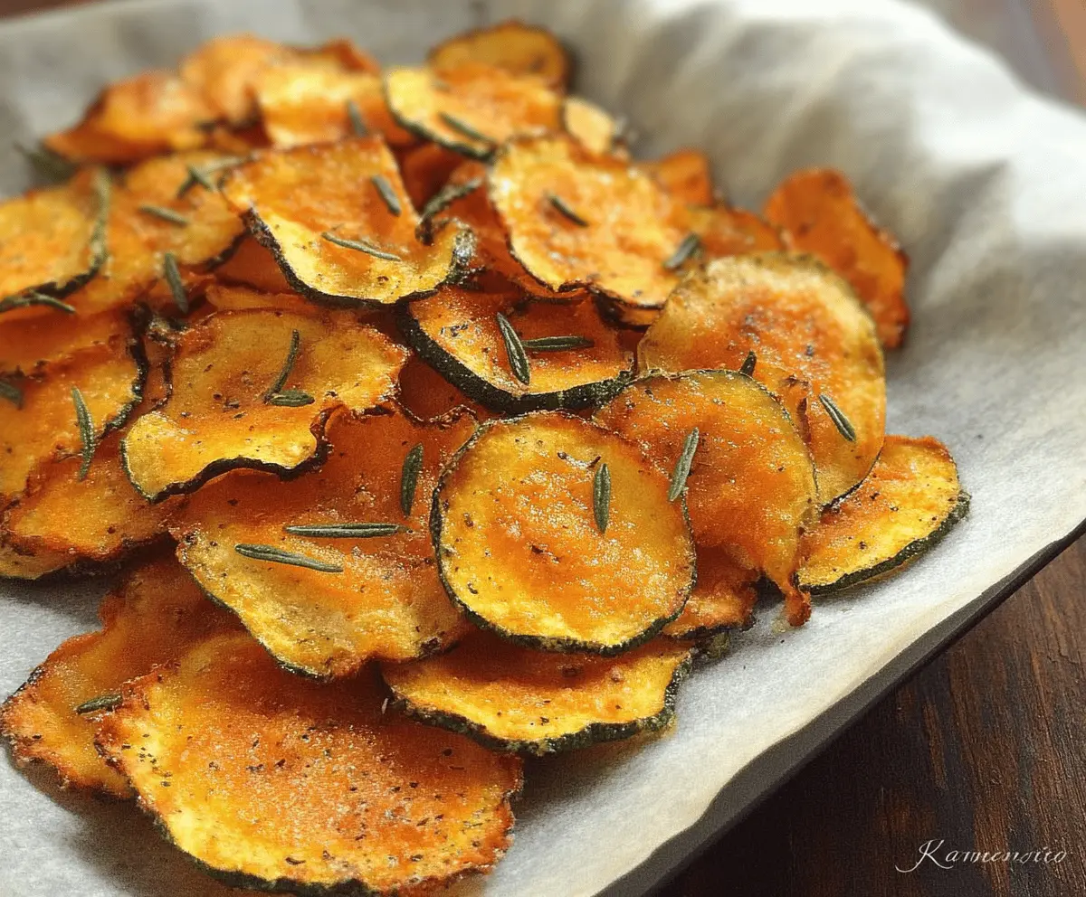 Crispy Baked Zucchini Chips – Healthy Snack