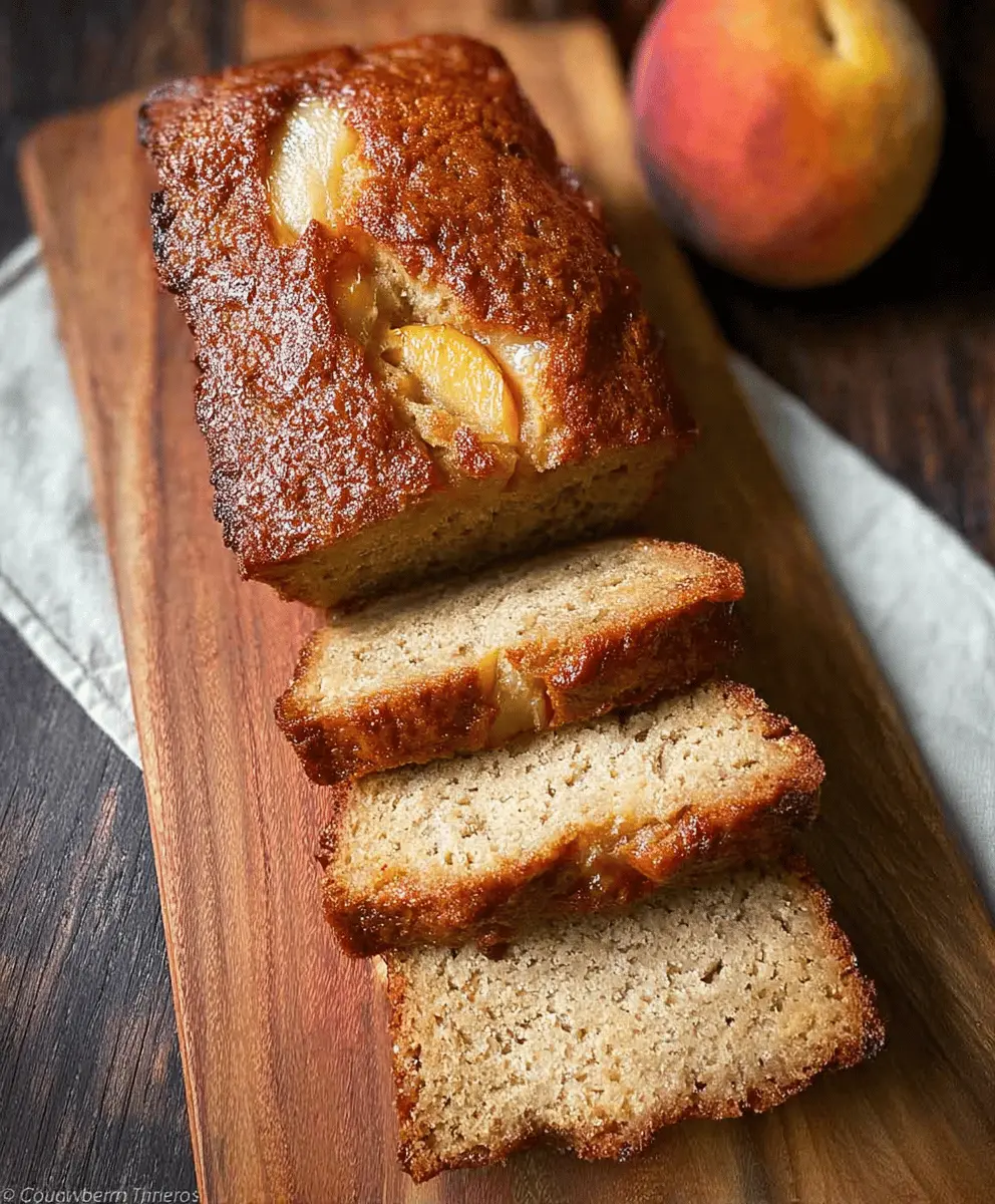 Easy Southern Peach Bread Recipe