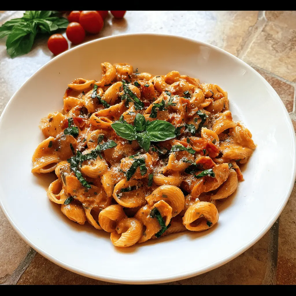 Creamy Basil Tomato Pasta Recipe For Quick Dinners