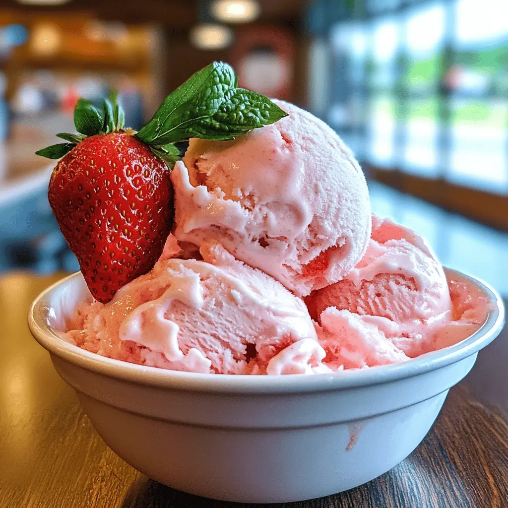 Easy Blender Strawberry Ice Cream Recipe