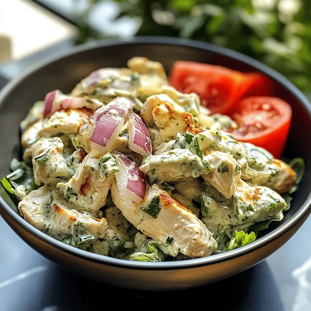 Easy Tzatziki Chicken Salad Recipe