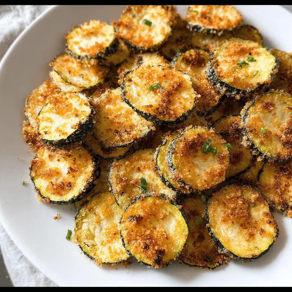 Crispy Baked Zucchini Chips – Healthy Snack Recipe