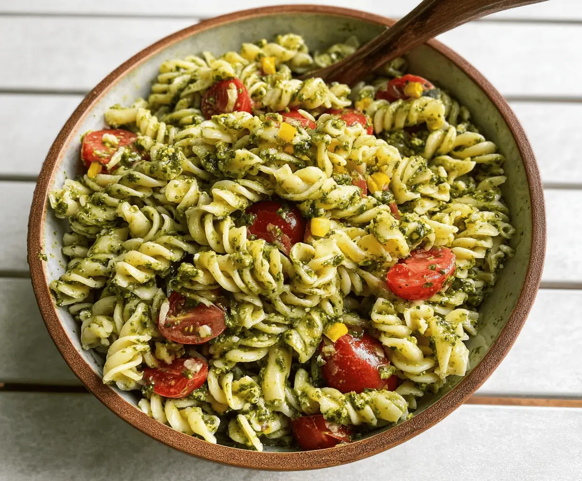 Fresh and Easy Pesto Pasta Salad Recipe