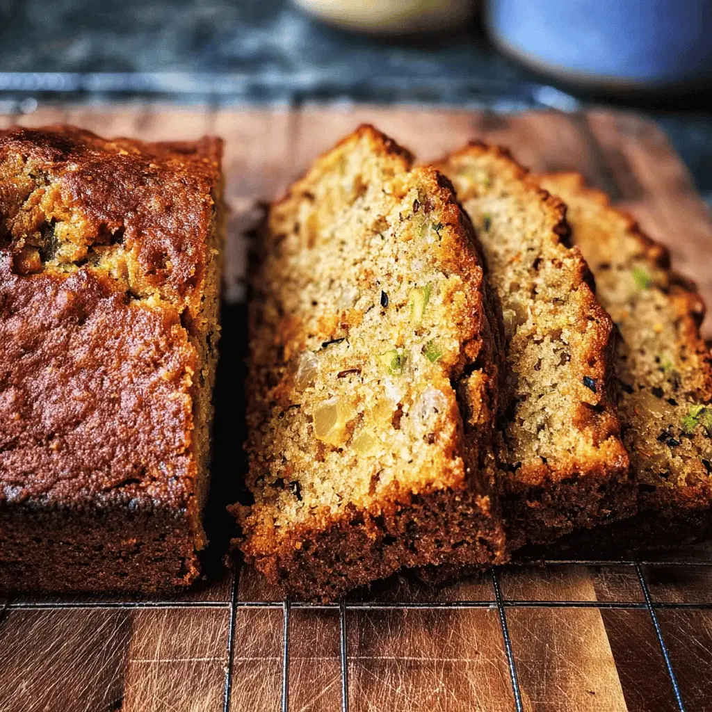 Moist Pineapple Zucchini Bread Recipe