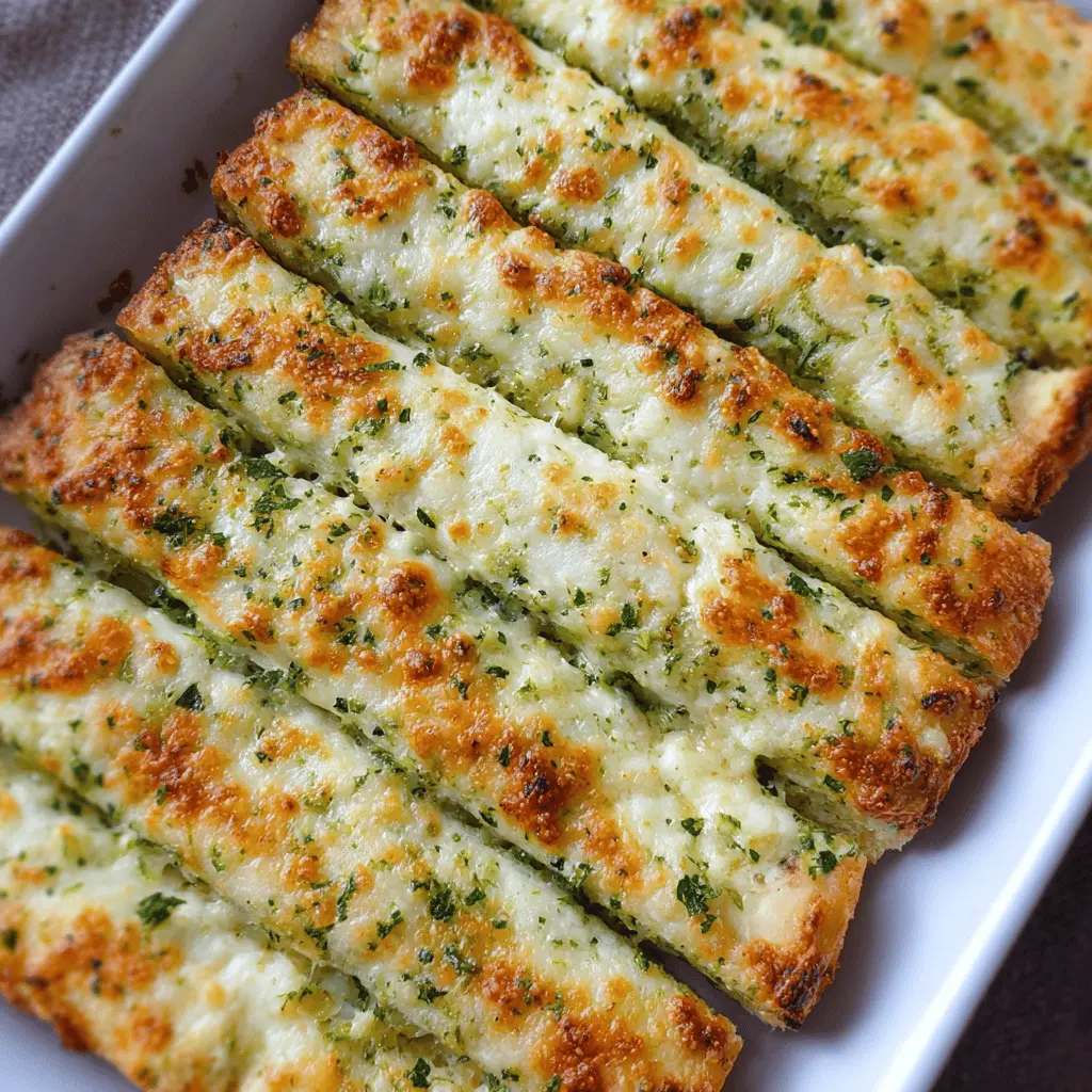 Easy Cheesy Zucchini Breadsticks Recipe