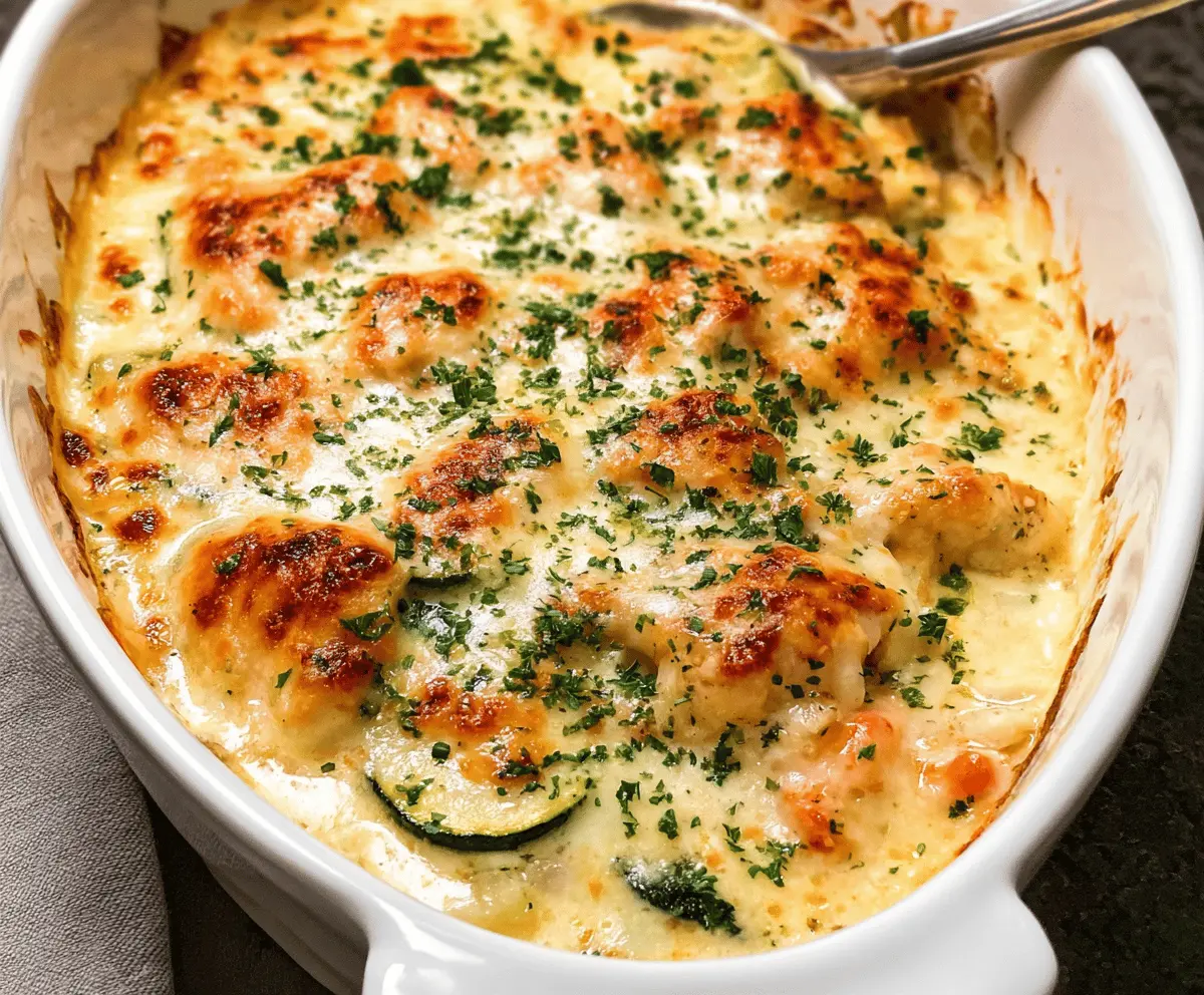 Easy Baked Chicken and Zucchini Casserole Recipe