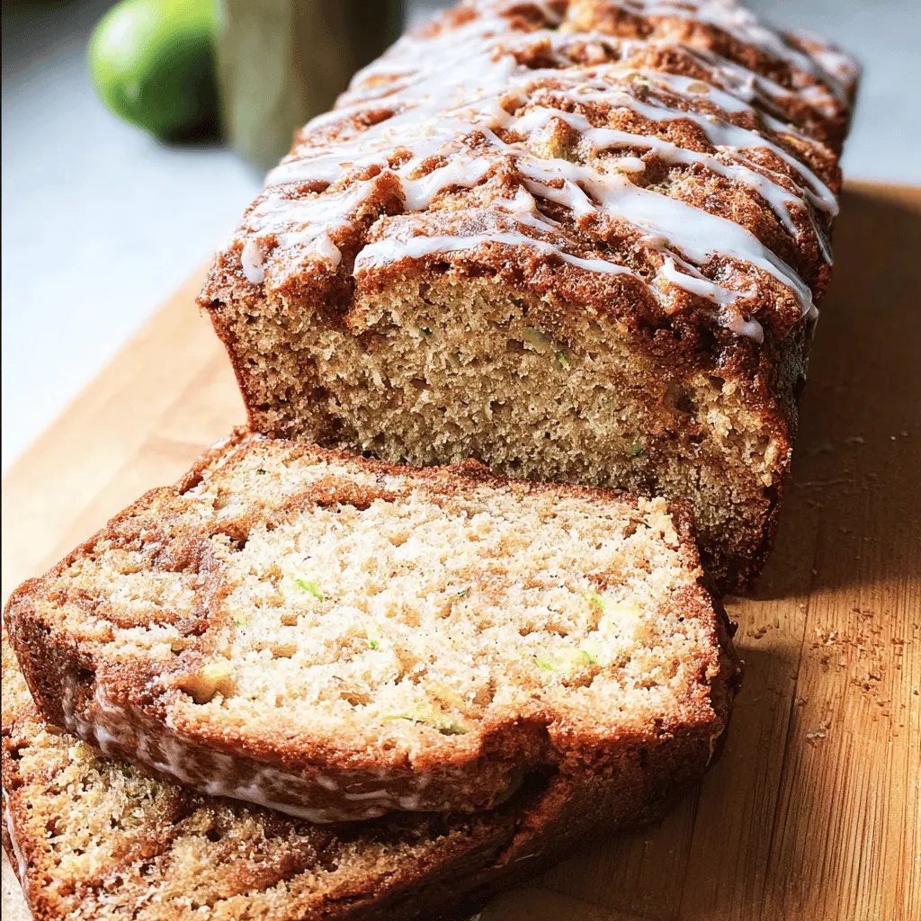 Moist Cinnamon Swirl Zucchini Bread Recipe