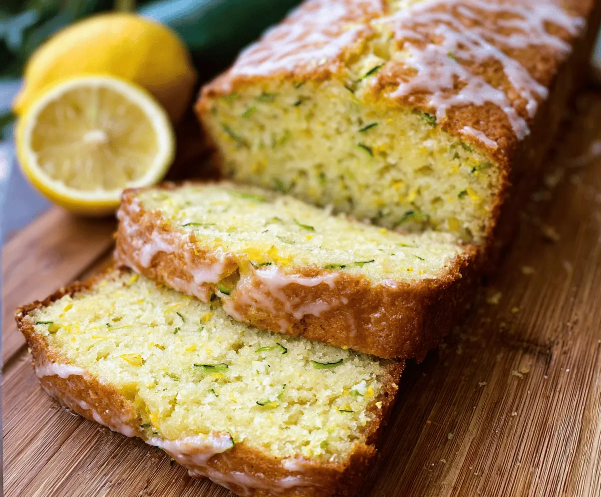 Moist Lemon Zucchini Bread Recipe