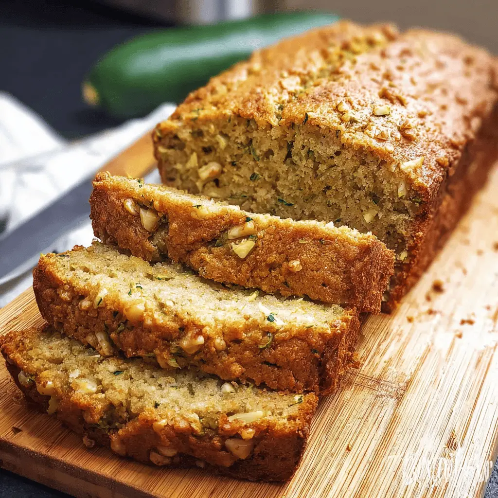 Moist Almond Flour Zucchini Bread Recipe