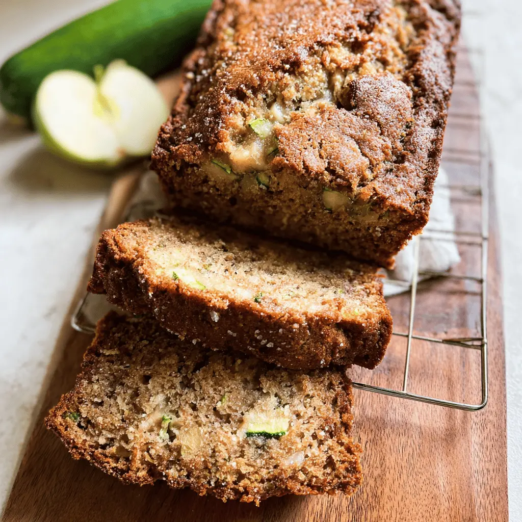 Moist Apple Zucchini Bread Recipe