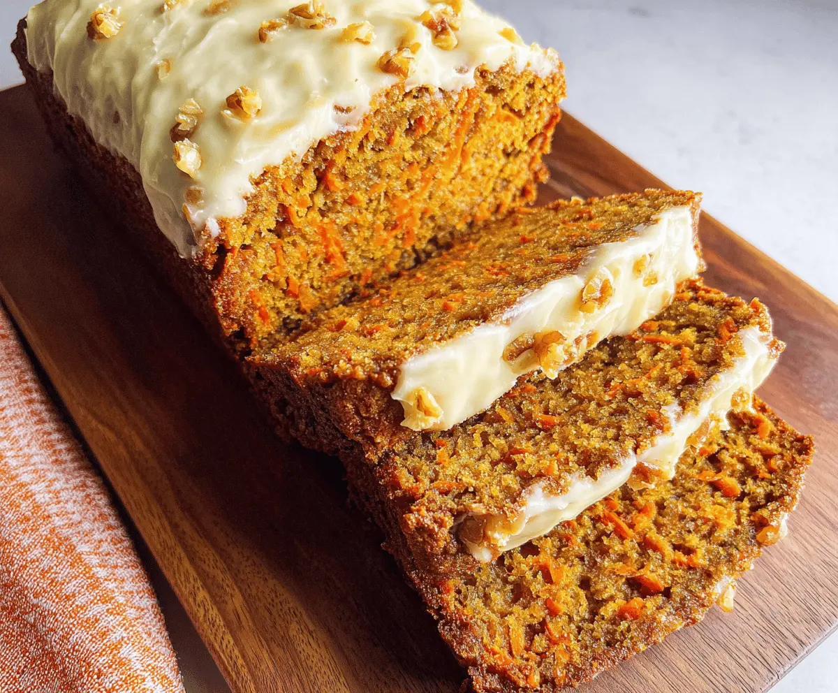 Easy Moist Carrot Bread Recipe
