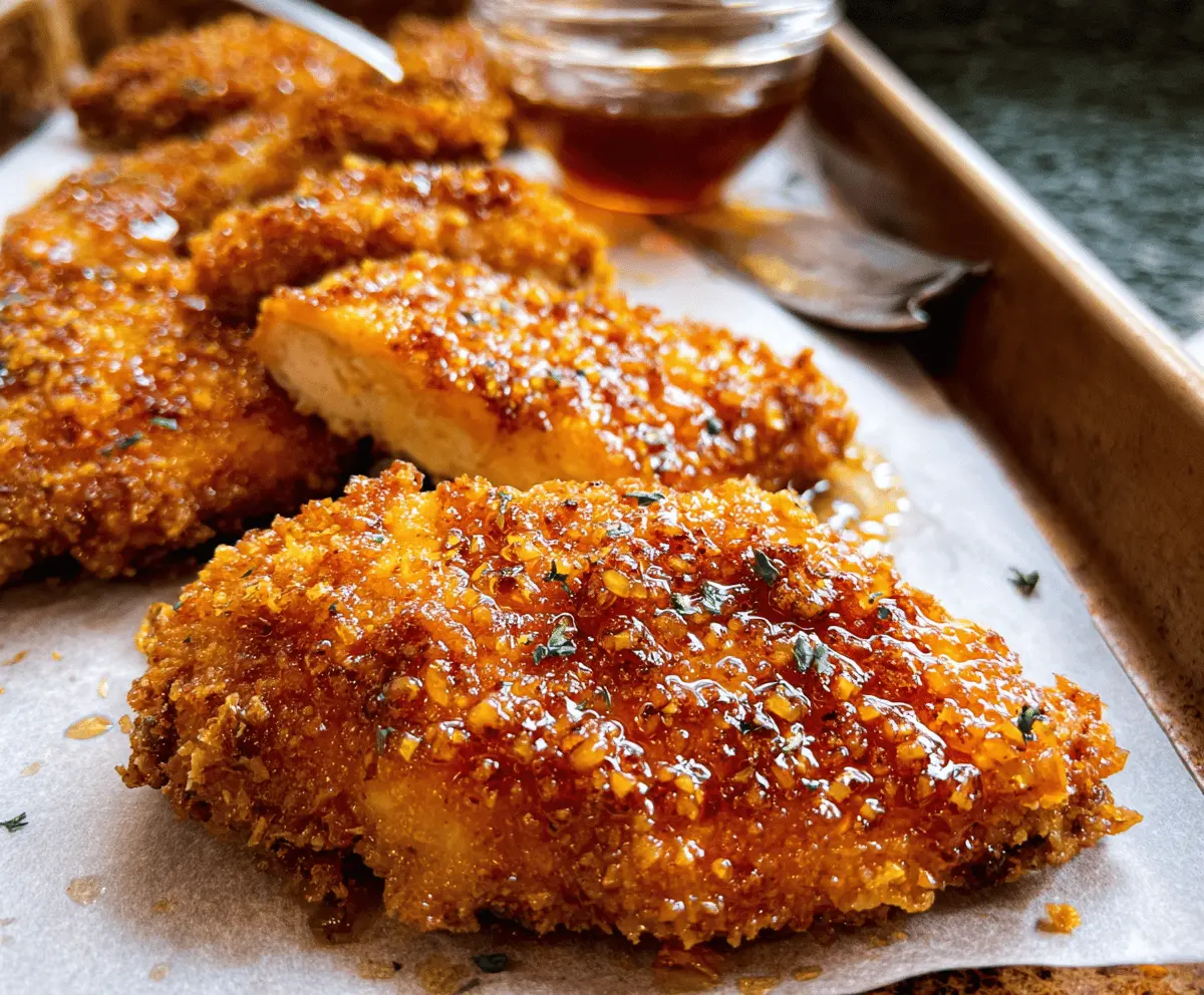 Crispy Baked Hot Honey Chicken Recipe