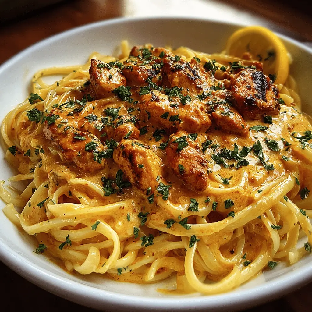 Easy Cowboy Butter Chicken Linguine Recipe