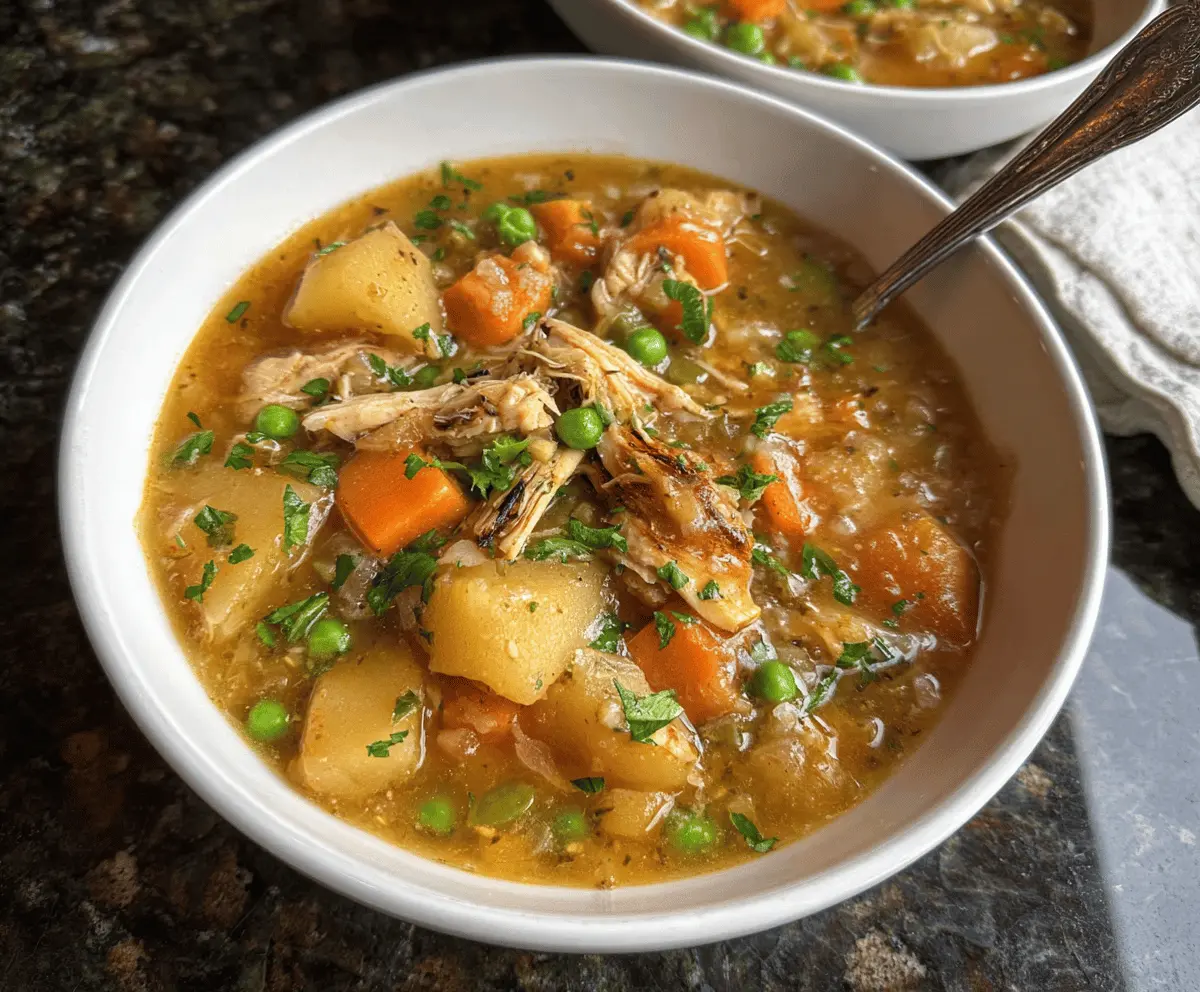 Easy Slow Cooker Chicken Stew Recipe for Cozy Meals